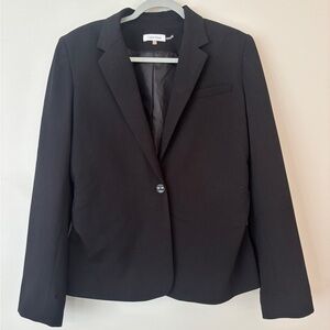 Calvin Klein Women's Black Blazer Sinched Waist